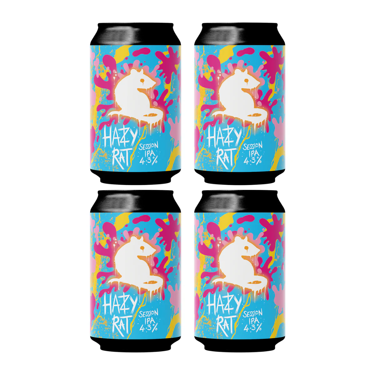 HAZY RAT 4.3% SESSION IPA (4x330ml) - Image 2